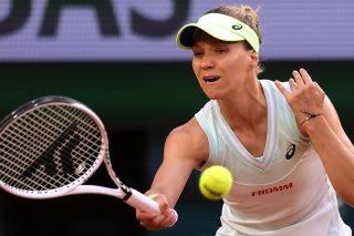 Viktorija Golubic, ici à Roland-Garros le 26 mai dernier, n'a pas réussi à enchaîner après ses deux victoires en qualifications à Eastbourne. KEYSTONE/EPA/TERESA SUAREZ